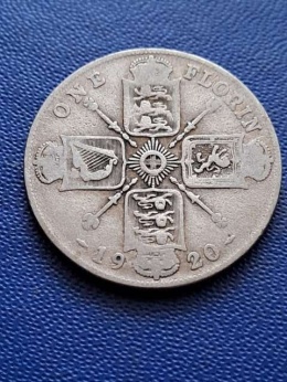 Wielka Brytania 1 Florin Jerzy V 1920 r