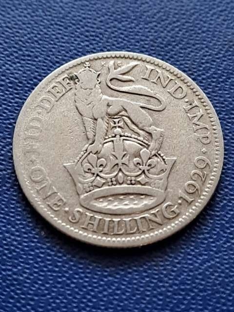 Wielka Brytania 1 Szyling Jerzy V 1929 r