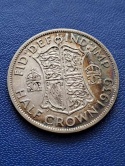 Wielka Brytania 1/2 Crown Jerzy VI 1939 r