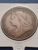 Wielka Brytania 1 Korona Victoria 1896 r