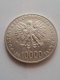 10 000 zł Jan Paweł II 1987 r