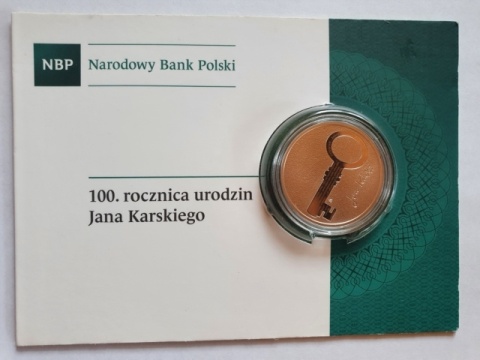 10 zł 100 Rocznica Urodzin Jana Karskiego 2014 r