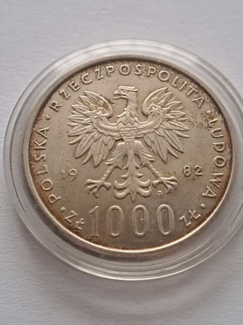 1000 zł Jan Paweł II 1982 r