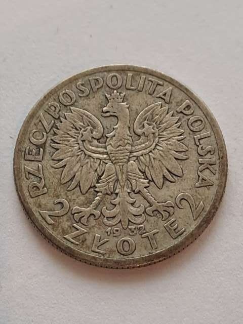 2 zł Głowa Kobiety 1932 r