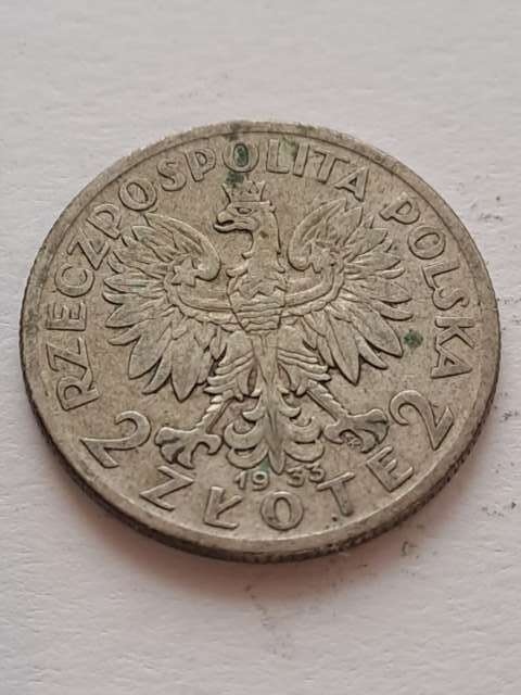 2 zł Głowa Kobiety 1933 r