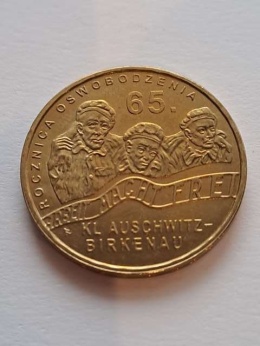 2 zł Auschwitz Birkenau 2010 r