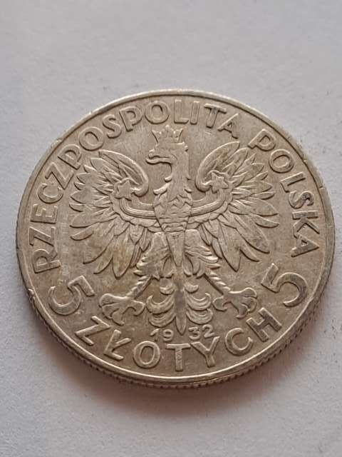 5 zł Głowa Kobiety 1932 r