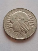 5 zł Głowa Kobiety 1933 r