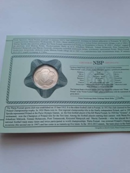 5 zł Warta Poznań 2013 r