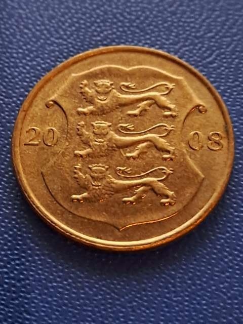Estonia 1 Kroon 2008 r