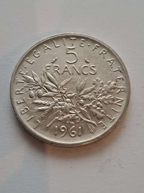 Francja 5 Franków 1961 r