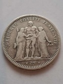 Francja 5 Franków Herkules 1848 r