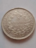 Francja 5 Franków Herkules 1873 r