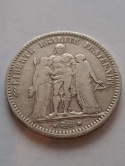 Francja 5 Franków Herkules 1849 r