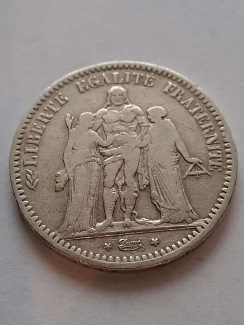 Francja 5 Franków Herkules 1849 r