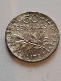 Francja 50 Centimes 1917 r