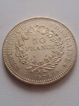 Francja 50 Franków Herkules 1975 r