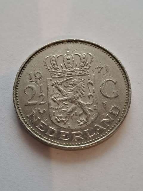 Holandia 2.1/2 Guldena 1971 r