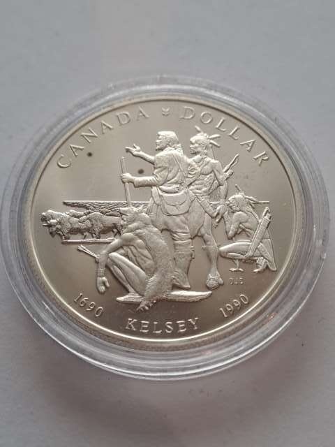 Kanada 1 Dolar Podróż Henryego Kelseya 1990 r