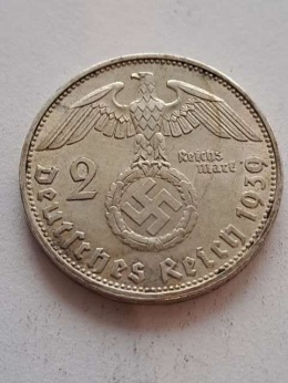 Niemcy 2 Marki Hindenburg 1939 r D