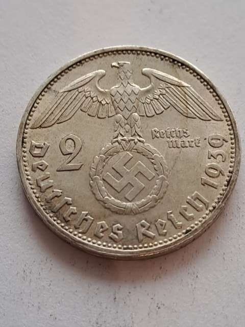 Niemcy 2 Marki Hindenburg 1939 r D