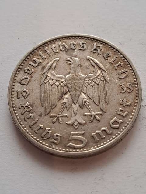 Niemcy 5 Marek Hindenburg 1935 r D