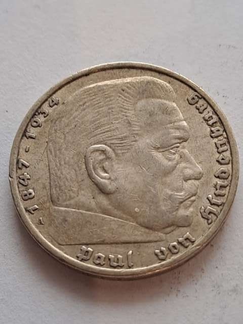 Niemcy 5 Marek Hindenburg 1935 r A