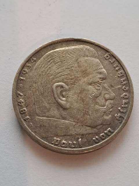 Niemcy 5 Marek Hindenburg 1936 r A