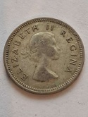 Suid Afrika 3 pensy Elżbieta II 1956 r