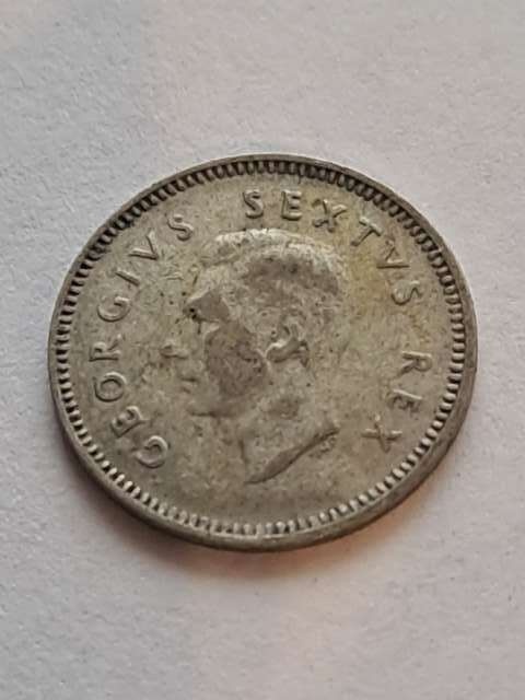 Suid Afrika 3 pensy Jerzy VI 1952 r