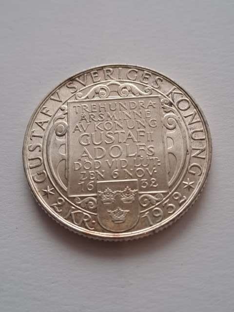 Szwecja 2 Korony Gustaf V 1932 r