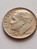 USA 10 Centów Roosevelt 1964 r