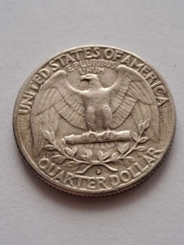 USA 1/4 Dollara Waszyngton 1963 r D