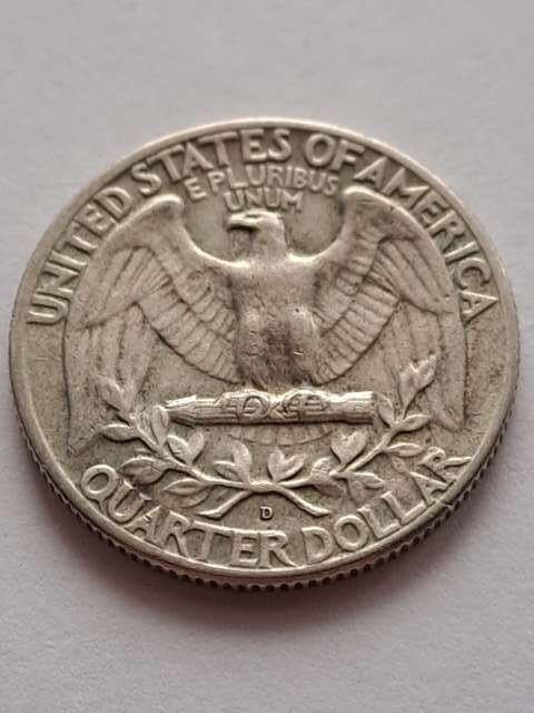 USA 1/4 Dollara Waszyngton 1964 r D