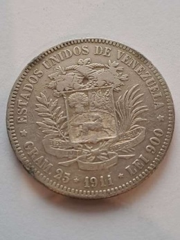 Wenezuela 1 Bolivar 1911 r