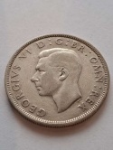Wielka Brytania 1/2 Crown Jerzy VI 1940 r