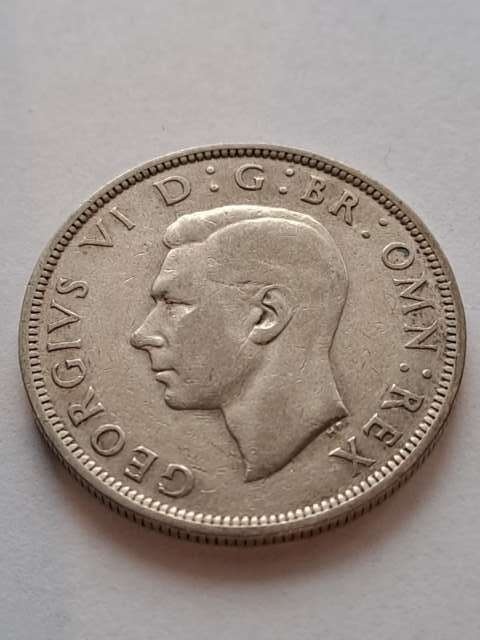 Wielka Brytania 1/2 Crown Jerzy VI 1940 r