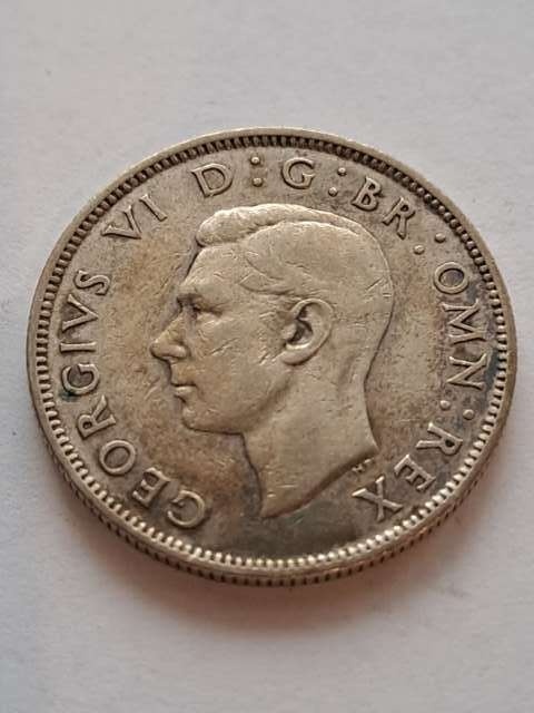 Wielka Brytania 2 Szylingi Jerzy VI 1945 r