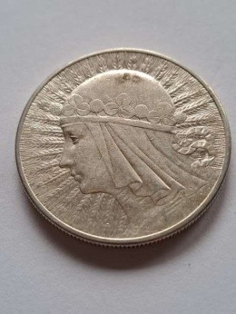 10 zł Głowa Kobiety 1932 r bez znaku