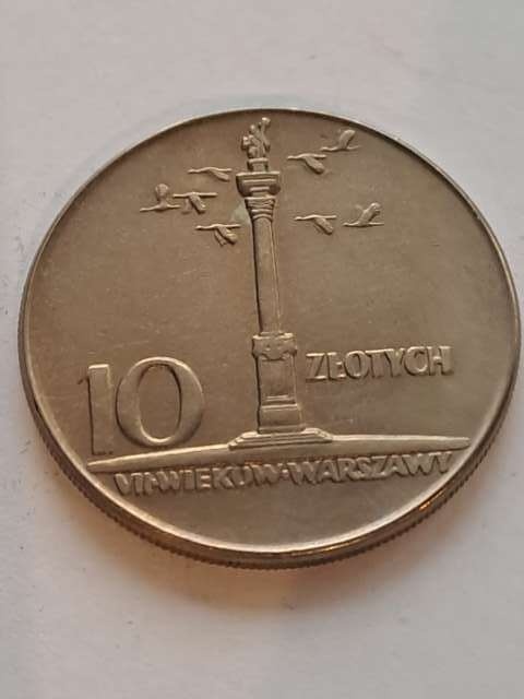 10 zł Kolumna Zygmunta Duża 1965 r