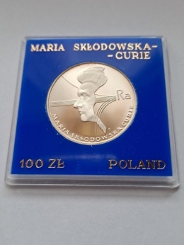 100 zł Maria Skłodowska Curie 1974 r