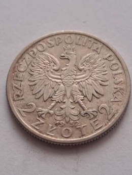 2 zł Głowa Kobiety 1932 r