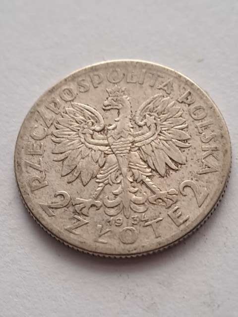 2 zł Głowa Kobiety 1934 r
