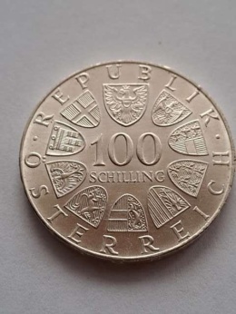 Austria 100 Schilling Innsbruck 1976 r