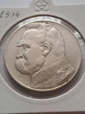 10 zł Józef Piłsudski 1934 r urzędowy