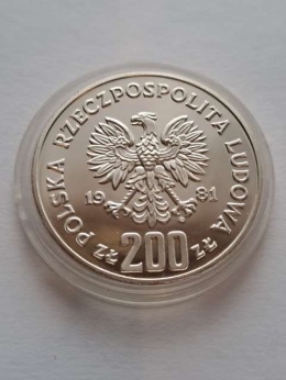 200 zł Bolesław II Śmiały 1981 r próba