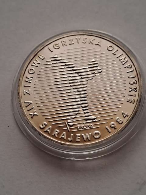 500 zł Zimowe Igrzyska Sarajewo 1983 r próba