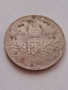 Austria 1 Korona Franciszek Józef I 1848-1908 r