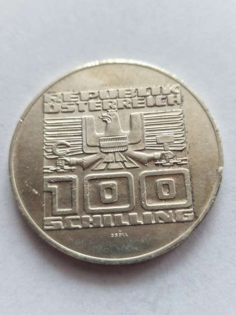 Austria 100 Schilling 50 Lat schilinga 1975 r