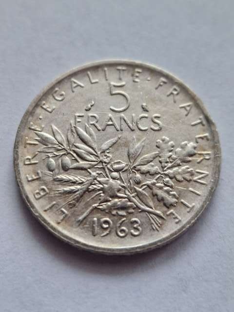Francja 5 Franków 1963 r